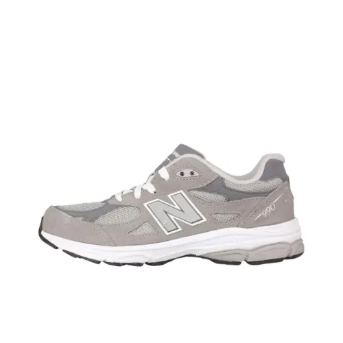 New Balance NB 990 V3 Low Топ Детская Беговая Обувь Серый Подростки