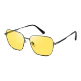 Темно-серая оправа - ночное видение, меняющий цвет [двойное назначение для дневного и ночного]