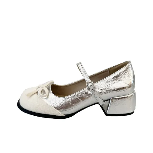 Take the Qin Грубый каблук Туфли Мэри Джейн Женские Набор в подарочной коробке