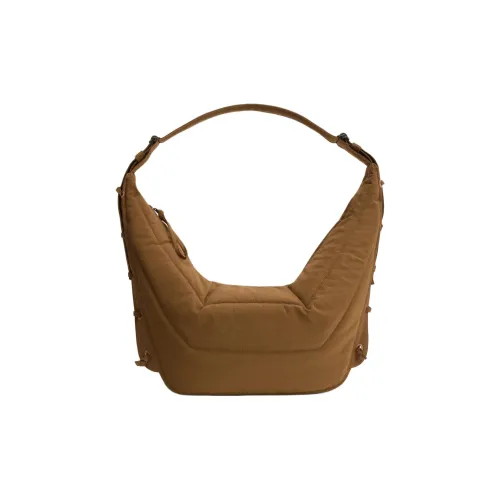 Lemaire Ткань Сумка через плечо Большая Унисекс Карамельный Коричневый