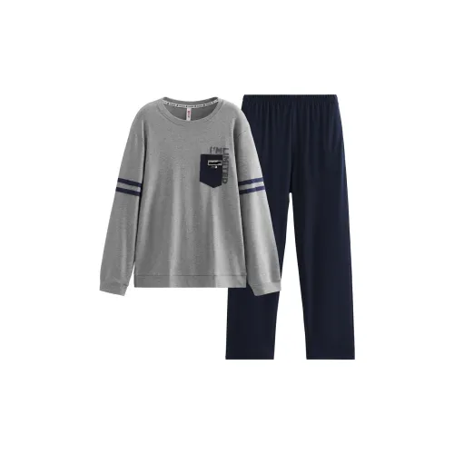 FENTENG FX26930143 Фотиния Серый Мужской Пижамный Комплект