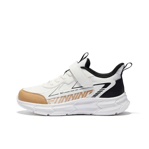 361°KIDS Противоскользящие Легкие Амортизирующие Детские Беговые Кроссовки Белый Желтый Черный Подростки