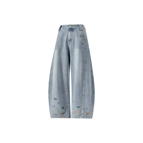 BEETLE TOWN Унисекс Джинсы