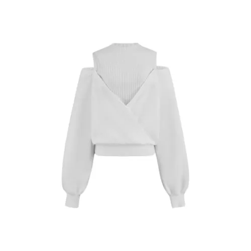 URBAN REVIVO Белый Женский Трикотаж