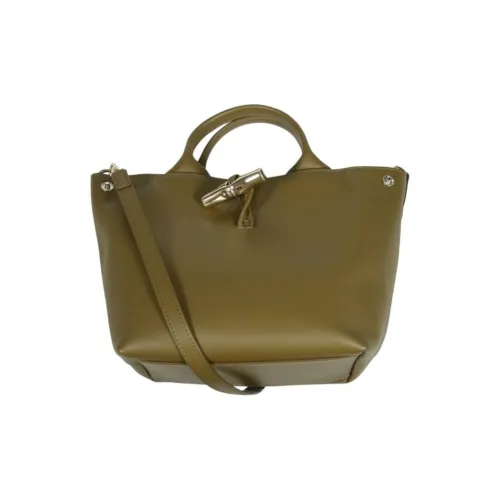 LONGCHAMP Le Roseau Сумка через плечо из телячьей кожи маленькая сумка женская оливково-зеленая