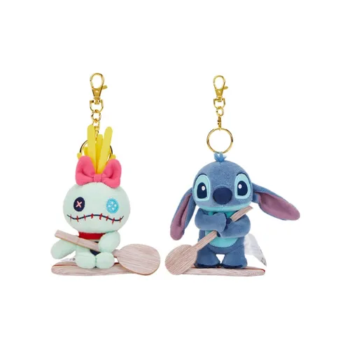 Disney x Disney Store Stitch Японский стиль Серия Маленькие Золотые Куклы Плюшевый Брелок 12см 13см Высота