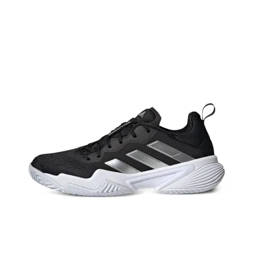 Adidas Barricade Нижняя юбка Устойчивая к истиранию Низкий Топ Беговые кроссовки Женские Черный