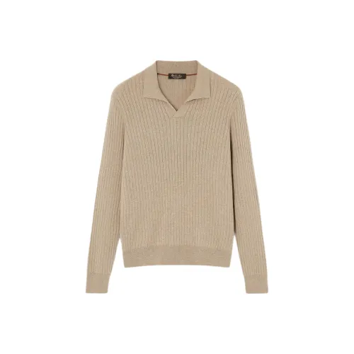 Loro Piana Шоколад Крем Мужская Поло