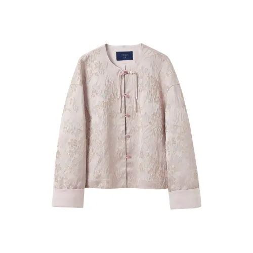 3COLOUR Light Pink Women's Short Coat