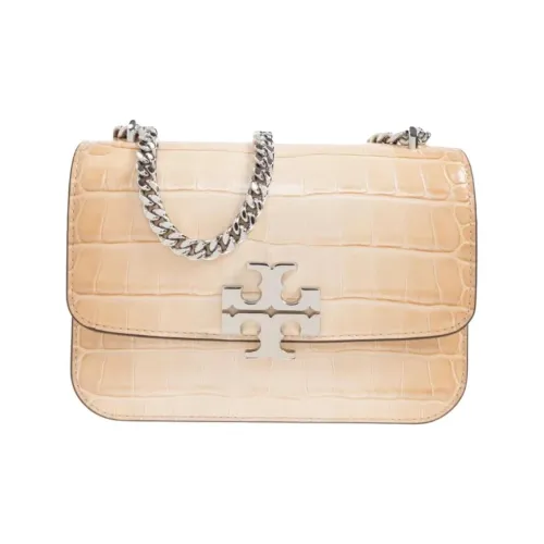 TORY BURCH ELEANOR Телячья кожа Сумка через плечо Сумка на плечо Маленькая Женская Бежевая