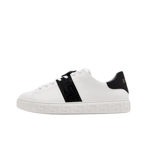 VERSACE Greca Low Топ Скейтборд Кроссовки Мужские Белые