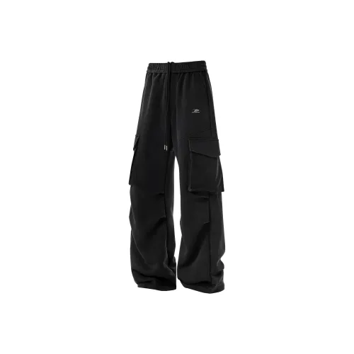 DAREASY Черные Унисекс Карго Брюки