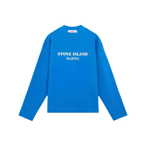 STONE ISLAND Marina Свитшот Мужской Ярко-Синий