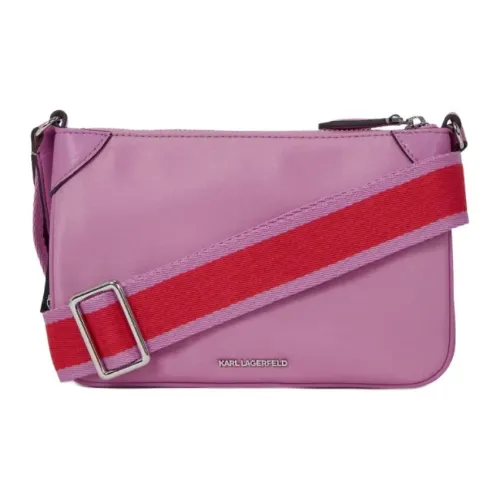 Karl Lagerfeld Переработанный нейлон Crossbody сумка Женская Розовая