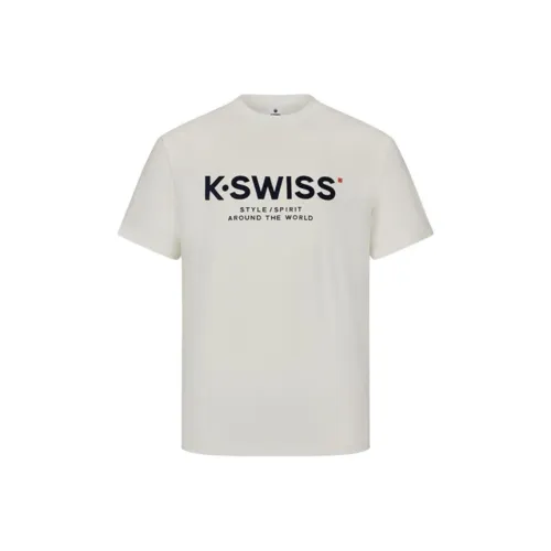KSWISS T-Shirt Мужской Белый эвриалы
