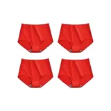 4 пачки, высокая посадка, 100% хлопок, трусы