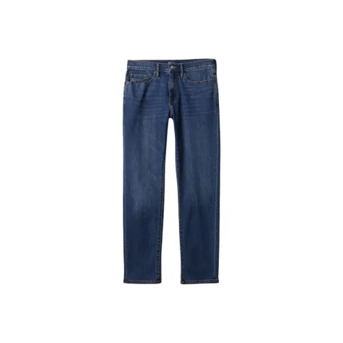 GAP совместный бренд Средняя стирка Мужские Джинсы