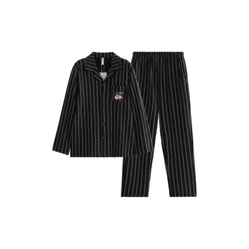 FENTENG FJ26930666 Черный Мужской Пижамный Комплект