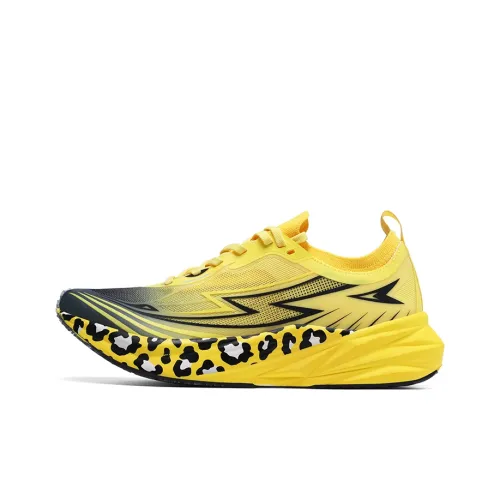 WANBUZHE Беговые кроссовки Low Топ WBZ360M04 Черный золотой + Носки Унисекс