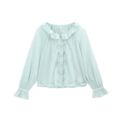 MISHOW Рубашка Женская Аква Зеленая