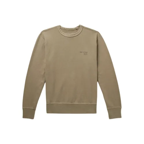 RAG BONE Коричневый Мужской Свитшот