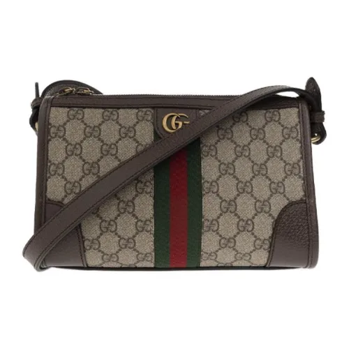 GUCCI Ophidia Холст с кожей Курьерская сумка Сумка через плечо Мужская