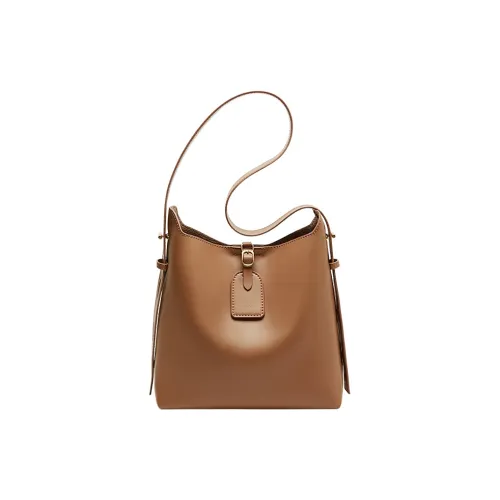 Narandu Сумка через плечо из синтетической кожи женская цвет какао-коричневый кофейный