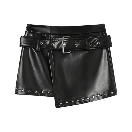 La Chapelle Кожаные короткие юбки для женщин