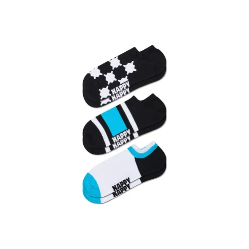 Happy Socks Черные 3 упаковки Унисекс Носки