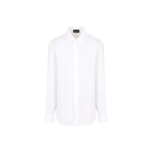 EMPORIO ARMANI Белые Мужские Рубашки
