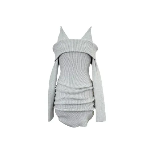 TSKIU Длинное платье с длинными рукавами женское