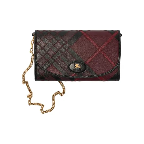 Burberry Коровья кожа Сумка через плечо Мини Женская Инжирный Фиолетовый