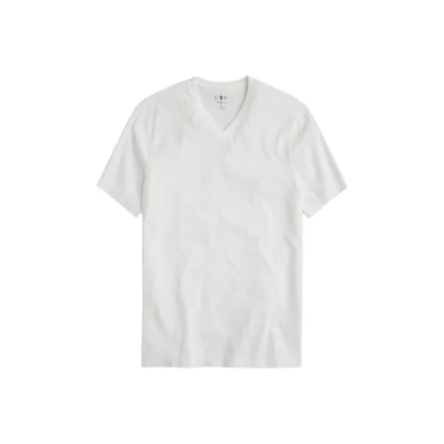 J.Crew Белая Мужская T-рубашка