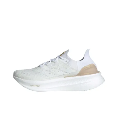 Adidas Ultraboost Light 2 V2 Low Топ Беговые кроссовки Унисекс Белый Золото