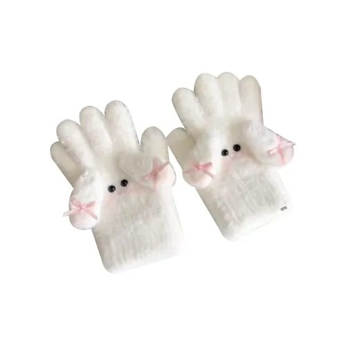 IOTS Плюшевые Утолщенные Термические Милые Перчатки Женские