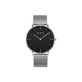 Серебристо-черный