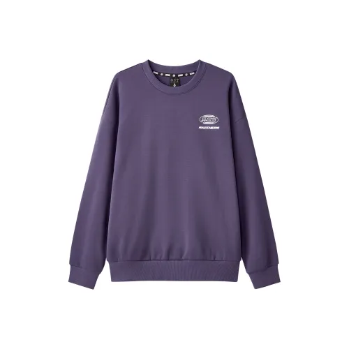 Skechers Свитшот Унисекс Темный Лист Фиолетовый