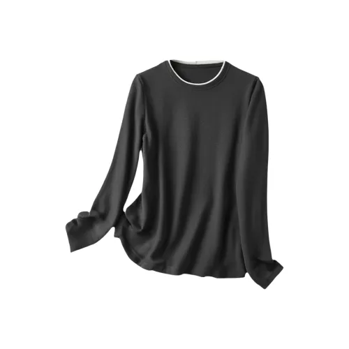 LUYOUYE Осенний Длинный Рукав Т-Рубашка Женская