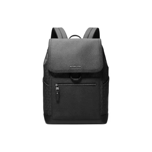 MICHAEL KORS Hudson Покрытый холст Рюкзак Стандартный Мужской Черный