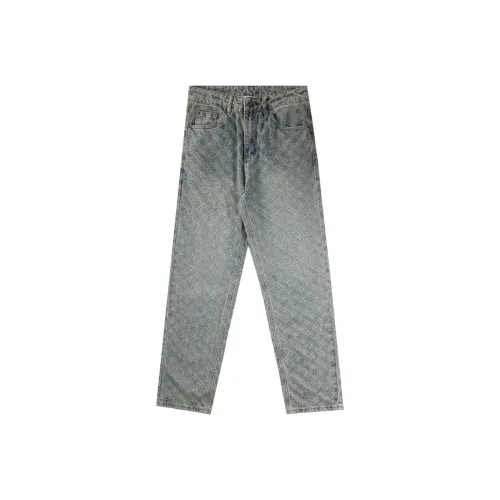 SENJIALUO Ностальгический синий Мужские Джинсы