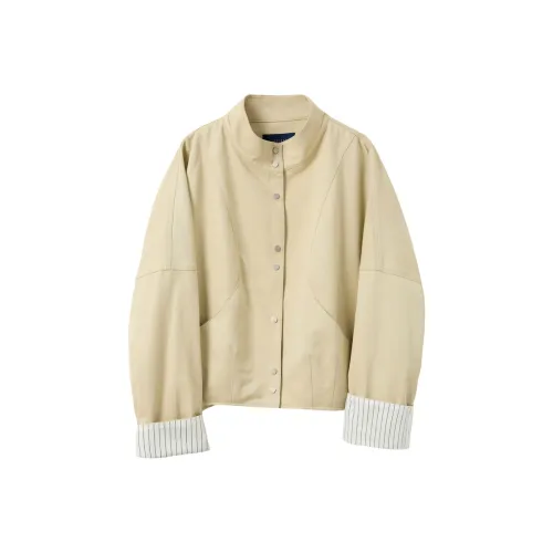 3COLOUR Лотос Желтый Женское Короткое Пальто