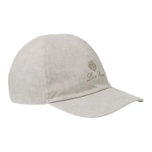 Loro Piana Linen Baseball Caps Men's Light Gray Loro Piana Льняные бейсболки Мужские Светло-Серый