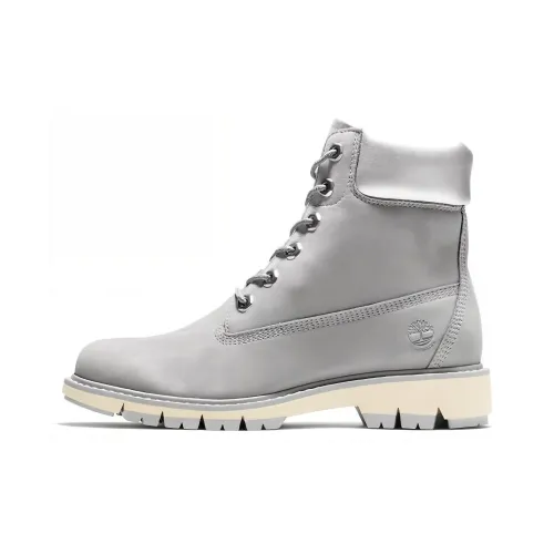 Timberland 6 Дюйм Водонепроницаемый Устойчивый к истиранию Амортизация колена Высокий уровень защиты для активного отдыха Женские Светло-серый