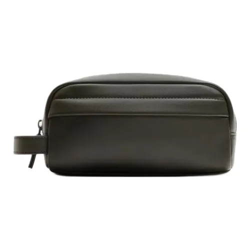 ZARA Полиуретан Путешествие Сумка для хранения Мужской Зеленый