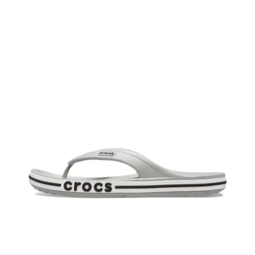 Crocs Bayaband Устойчивые к истиранию Шлепанцы Унисекс Серый