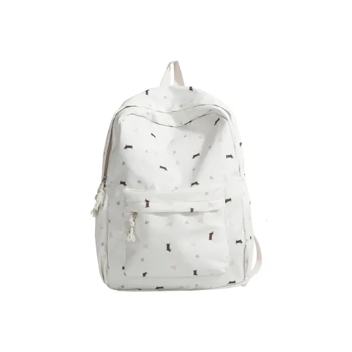 CREAM BEAR Нейлоновый рюкзак стандартный экрю желтый