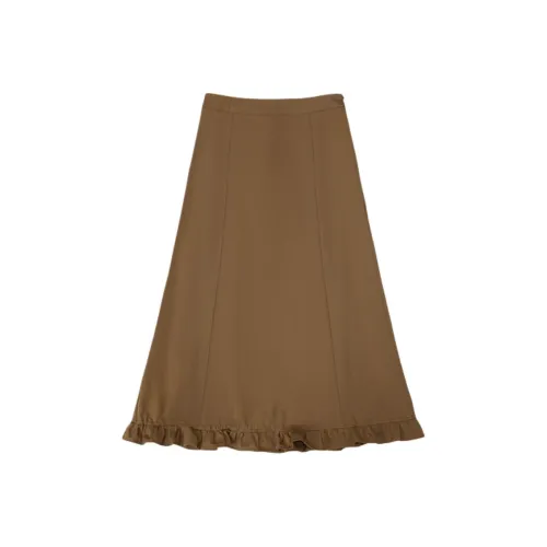 MJ STYLE Повседневный Длинный Юбка Женские