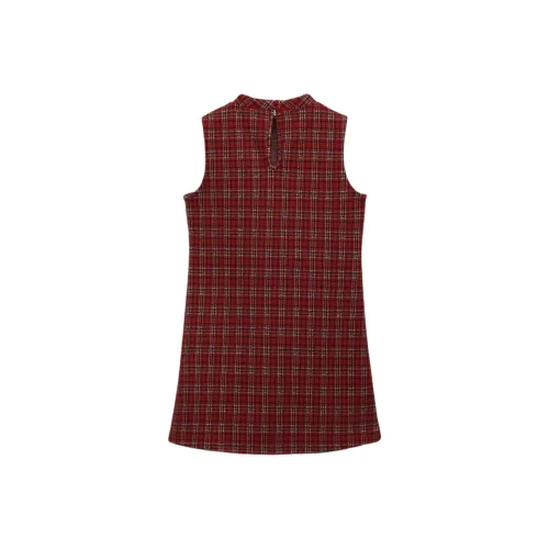 ZARA Red Unisex Dresses ZARA Красные Унисекс Платья