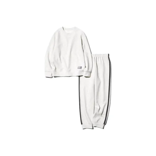 UNIQLO Одежда Комплекты Светло-Серый Kids Повседневная Спортивная Одежда