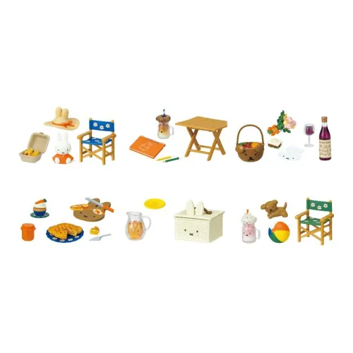 RE MENT MIFFY Picnic Слепые коробки Целая коробка 6 шт